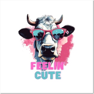 Feeling Cute Heifer Posters and Art